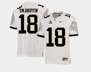 Men's UCF Knights #18 Shaquem Griffin White College Football American Athletic Conference Jersey 437251-889
