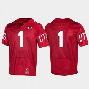 For Men Utes #1 Red 150th Anniversary College Football Special Game Jersey 217149-594