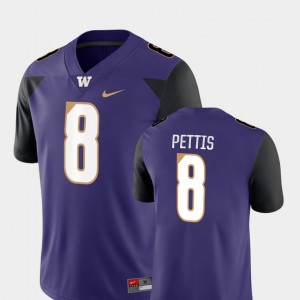 For Men Washington Huskies #8 Dante Pettis Purple Game College Football Jersey 778338-218