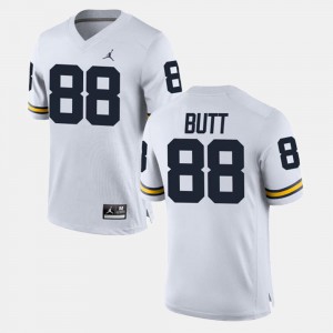For Men Michigan #88 Jake Butt White Alumni Football Game Jersey 576447-506