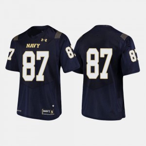 For Men United States Naval Academy #87 Brandon Colon Navy College Football Jersey 216515-920