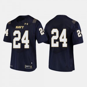 For Men United States Naval Academy #24 Joshua Walker Navy College Football Jersey 927311-249