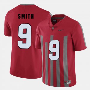 Mens Ohio State Buckeye #9 Devin Smith Red College Football Jersey 732164-595