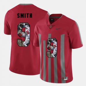 Men Ohio State #9 Devin Smith Red Pictorial Fashion Jersey 190679-252