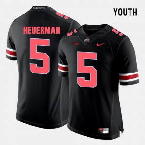 Youth OSU #5 Jeff Heuerman Black College Football Jersey 576637-492