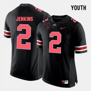 Youth(Kids) Ohio State #2 Malcolm Jenkins Black College Football Jersey 359907-212