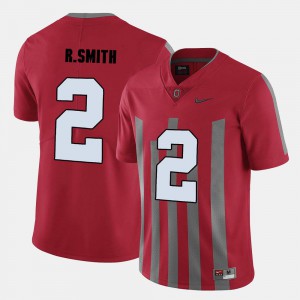 Mens Ohio State #2 Rod Smith Red College Football Jersey 803142-743