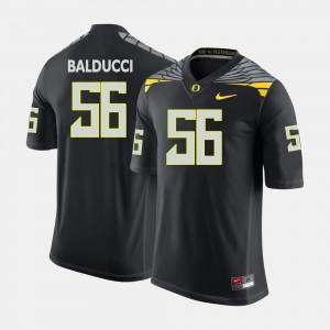 Mens Oregon Duck #56 Alex Balducci Black College Football Jersey 959225-505