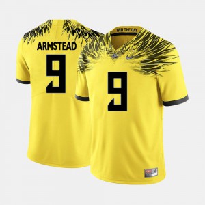 For Men UO #9 Arik Armstead Yellow College Football Jersey 205846-851