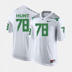 For Men UO #78 Cameron Hunt White College Football Jersey 364111-845