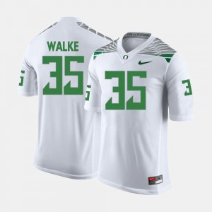 For Men Ducks #35 Joe Walker White College Football Jersey 732763-127