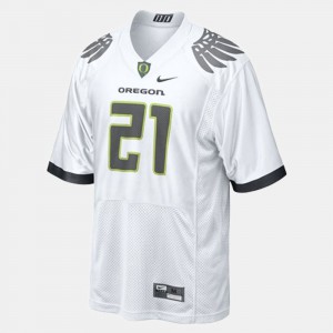 For Kids UO #21 LaMichael James White College Football Jersey 876396-511