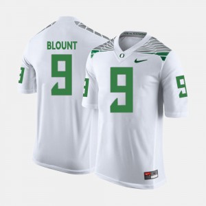 For Men's UO #9 LeGarrette Blount White College Football Jersey 301776-778