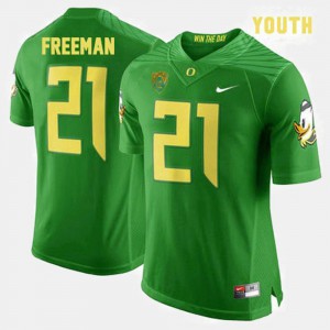 Youth Oregon Ducks #21 Royce Freeman Green College Football Jersey 538094-164