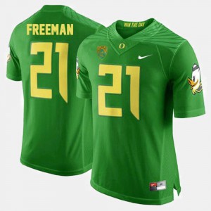 For Men University of Oregon #21 Royce Freeman Green College Football Jersey 645903-621