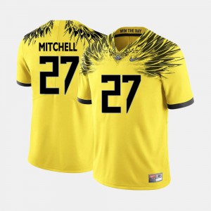 Men Oregon #27 Terrance Mitchell Yellow College Football Jersey 704707-437