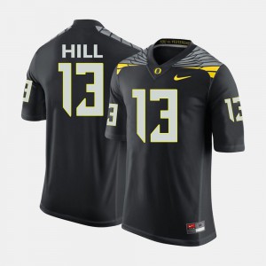 For Men's UO #13 TroyHill Black College Football Jersey 547101-623