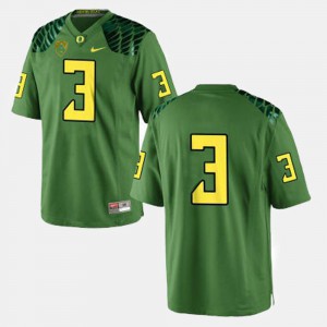 For Men Oregon Duck #3 Vernon Adams Green College Football Jersey 317150-133
