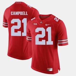 For Men's Ohio State #21 Parris Campbell Scarlet Alumni Football Game Jersey 889764-465