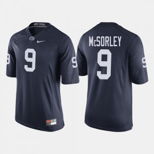 Men's PSU #9 Trace McSorley Navy College Football Jersey 927490-559