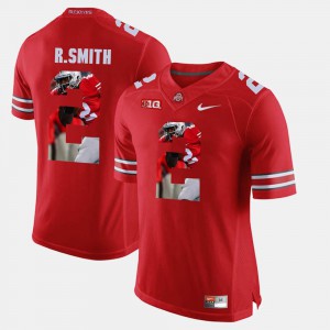 For Men's Ohio State #2 Rod Smith Scarlet Pictorial Fashion Jersey 482152-529