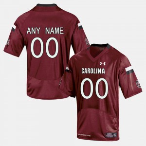For Men South Carolina Gamecocks #00 Red College Limited Football Customized Jersey 856229-154
