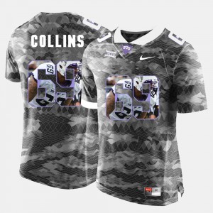 For Men's TCU Horned Frogs #69 Aviante Collins Grey High-School Pride Pictorial Limited Jersey 742815-401