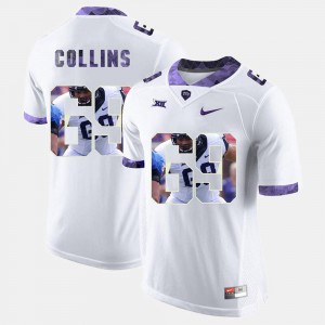 For Men TCU #69 Aviante Collins White High-School Pride Pictorial Limited Jersey 976269-931