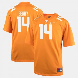 For Kids UT Volunteer #14 Eric Berry Orange Alumni Football Game Jersey 571245-299
