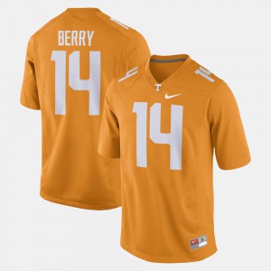 For Men's Tennessee Volunteers #14 Eric Berry Orange Alumni Football Game Jersey 651691-394