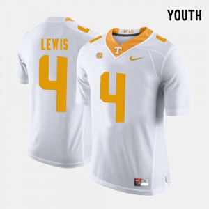 Kids UT VOL #4 LaTroy Lewis White College Football Jersey 896506-766