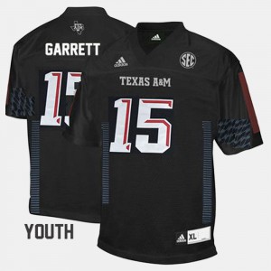 For Kids Texas A&M University #15 Myles Garrett Black College Football Jersey 711992-812