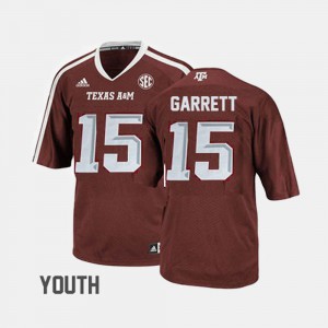 Youth TAMU #15 Myles Garrett Red College Football Jersey 830556-646