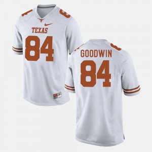 Men's University of Texas #84 Marquise Goodwin White College Football Jersey 874178-398