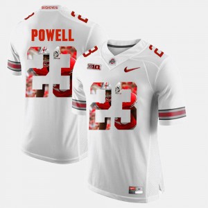 For Men Ohio State #23 Tyvis Powell White Pictorial Fashion Jersey 596241-895