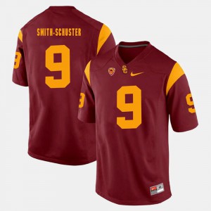 For Men's USC Trojans #9 JuJu Smith-Schuster Red Pac-12 Game Jersey 237969-472