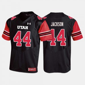 For Men Utes #44 Jake Jackson Black College Football Jersey 589063-706
