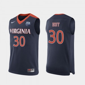Mens Virginia Cavaliers #30 Jay Huff Navy 2019 Men's Basketball Champions Jersey 972996-423