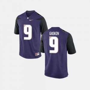 For Men Washington Huskies #9 Myles Gaskin Purple College Football Jersey 870742-225