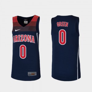 For Kids Arizona Wildcats #0 Josh Green Navy Replica College Basketball Jersey 714082-963