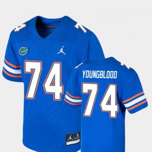 For Kids Gator #74 Jack Youngblood Royal Game College Football Jersey 231966-332
