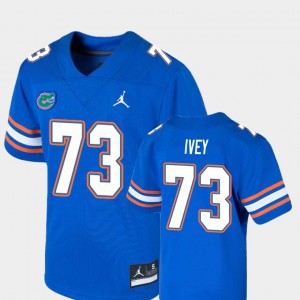 Youth(Kids) Gators #73 Martez Ivey Royal Game College Football Jersey 235014-273