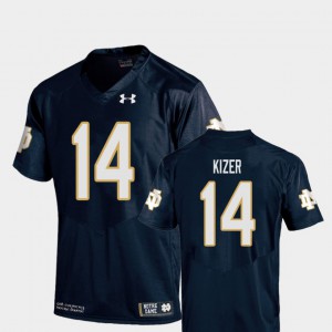 Youth ND #14 DeShone Kizer Navy College Football Replica Jersey 323153-694