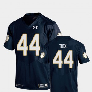 Youth(Kids) UND #44 Justin Tuck Navy College Football Replica Jersey 966290-262