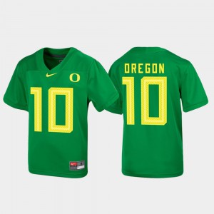For Kids Oregon Duck #10 Green Untouchable Football Jersey 351893-982