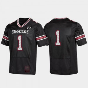 Youth USC Gamecock #1 Black 150th Anniversary College Football Replica Jersey 823276-556