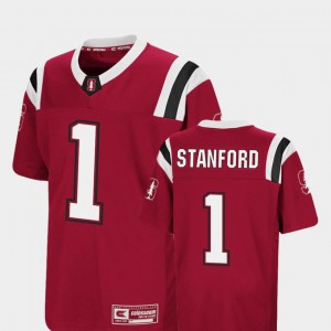 Youth Stanford University #1 Cardinal Foos-Ball Football Colosseum Jersey 601694-301