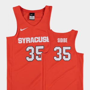 Youth Syracuse Orange #35 Bourama Sidibe Orange Replica College Basketball Jersey 806604-839