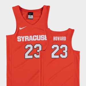 Youth Syracuse #23 Frank Howard Orange Replica College Basketball Jersey 715809-488